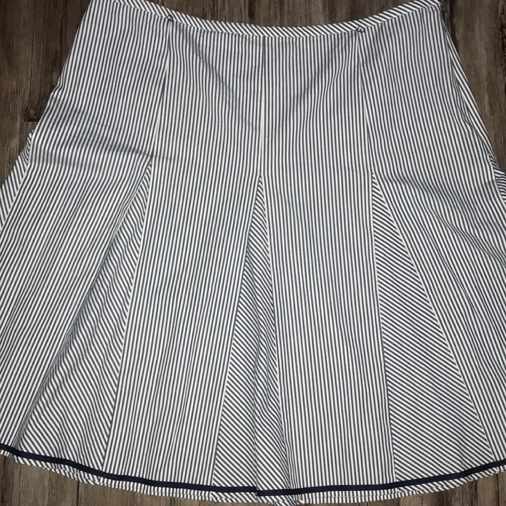 💙TALBOTS💙MIXED STRIPES A-LINE SKIRT💙